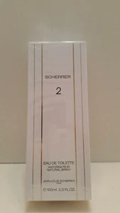 JEAN-LOUIS SCHERRER 2 3.3  oz 3.4 100 ML EAU DE TOILETTE SPRAY NEW IN BOX-SEALED - Picture 1 of 1