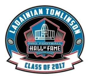 2017 Pro Football Hall of Fame Pin LaDainian Tomlinson San Diego Chargers - Picture 1 of 1