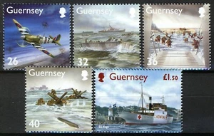 Guernsey 2004, World War II Events 60 Years Ago (II) set MNH, Mi 1007-11 - Bild 1 von 1