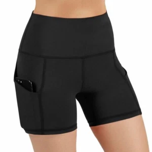 Pantalones cortos deportivos Jolie de cintura alta con bolsillos para la cadera - Imagen 1 de 6