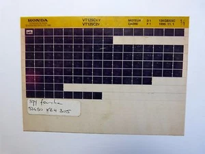 Microficha Moto Honda : VT 125 Cx Y C2y Desde 1999 - Imagen 1 de 1