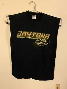 daytona international speedway muscle shirt sz l 21x28.5 - Picture 1 of 8