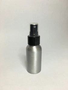 50 ml Aluminium Boston Flaschen & schwarz Zerstäuber Spray JEDE MENGE - Bild 1 von 3