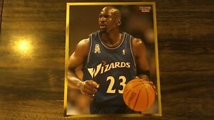 2001 MICHAEL JORDAN LEGENDS 8X10 GOLD JUMBO NBA WIZARDS CARD