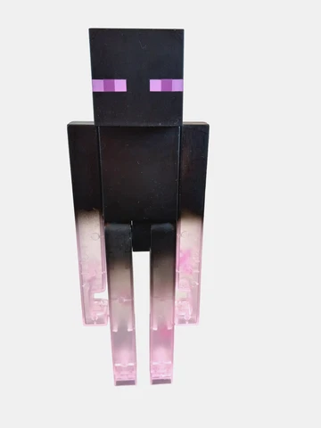 Teleporting Enderman Minecraft Large Scale 11" Figure Mojang Translucent Purple Cover