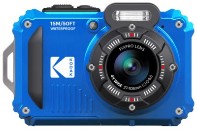 Kodak WPZ2 UnterwasserKamera / Actioncam / blau blue / 15m wasserdicht / NEU ** - Bild 1 von 3