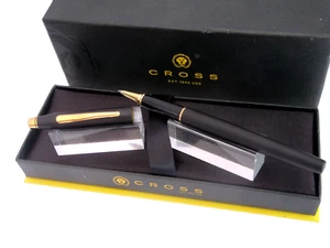 Magnificent Pen Roller Ball Of Prestige Cross Century II Black Matt Q174 - Picture 1 of 10