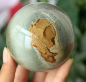 580g Natural Colorful RARE Polished Ocean Jasper CRYSTAL BALL HEALING 1 - Picture 1 of 12