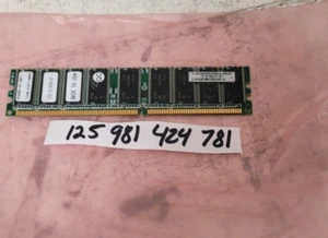 256MB PC2700 DDR-333MHz ECC Unbuffered CL2.5 184-Pin 184-Pin DIMM - Picture 1 of 1
