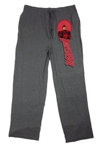 Mens Womens NEW Marvel Daredevil Gray Pajama Lounge Sleep Pants - Picture 1 of 2