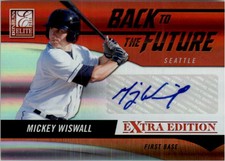 2011 Elite Extra Edition Back to the Future Signatures #13 Mickey Wiswall /320