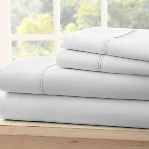 Kaycie Gray Basics 4PC Sheets Set Ultra Soft Hypoallergenic 19 Different Colors