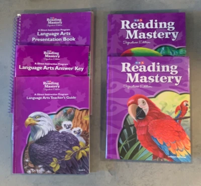 SRA McGraw Hill Reading Mastery Signature Edition Grade 4 Language Arts Set - Image 1 of 2