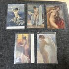 Vintage Risqué Art Nude Postcards  French Reprints? Lot Of 5. Lot 4 Unused