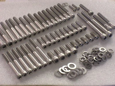 Harley Davidson Softail FLS FXS 1340cc 82" EVO engine Stainless Allen Bolts Kit - Image 1 of 4