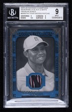 2015 Upper Deck Goodwin Champions Premium Series /5 Tiger Woods #BWM-TW BGS 9