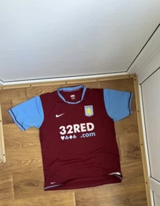 Barry Aston Villa Jersey Home shirt 2007 - 2008 Nike 264311-677 Trikot Mens SZ M - Picture 1 of 5