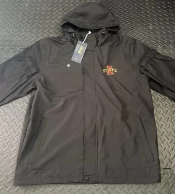 Iowa State Cyclones Weather Proof Waterproof Vantage Jacket Men's Size Medium M - Image 1 of 4