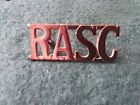 WW1 / WW2 Royal Army Service Corp Shoulder Title Badge. 