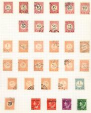 Netherlands Indies Stamps 1906-1946 Postage Dues Numeral Sets & Wilhelmina