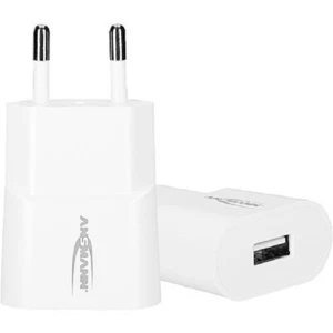 Cargador USB 1000 mA 5V CC blanco Eurosecker 100V-240V Ansmann 1001-0112 - Imagen 1 de 2