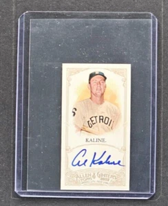 2012 Topps Allen & Ginter on card auto Al Kaline Mini - Picture 1 of 2