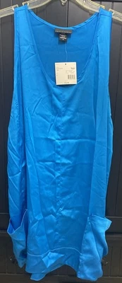 Misses Pocket Dress - Blue Apostrophe L Misses Pocket Dress - NWT - Image 1 of 4