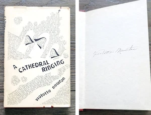 VIOLETTE NEWTON Signed Book A CATHEDRAL RINGING Poems of Guatemala - 1976 HC - Picture 1 of 13