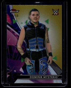 2021 Topps Finest WWE Wrestling Dominik Mysterio #52 Gold Refractor /50 - Bild 1 von 2