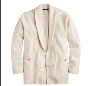 J. CREW Camille Oatmeal Sweater Blazer Cardigan Jacket Size Small Style AL234 - Picture 1 of 8
