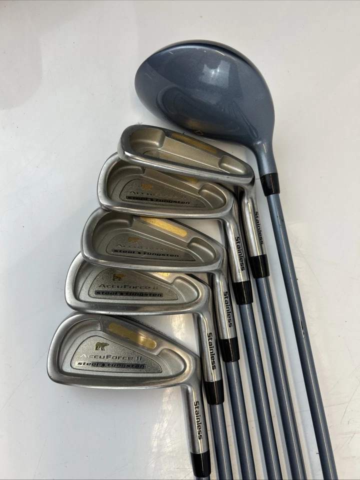 Golden Bear AccuForce II Tour Ladies Golf Clubs Set 4,5,6,9,S,5W Graphite - Image 1 of 4