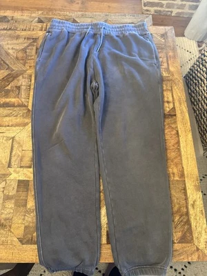 Pantalones deportivos Abercrombie Fitch para hombre grandes grises con cordón gimnasio correr informales Foto 1 de 4