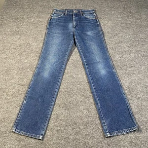 Pantalones de mezclilla vintage de los 90 Wrangler corte vaquero para hombre 30x34 muy descoloridos hechos en EE. UU. - Imagen 1 de 10
