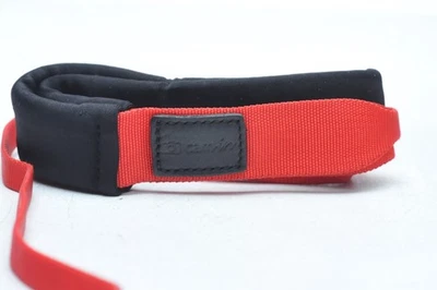 Correa acolchada suave de neopreno de espuma DSLR roja negra Foto 1 de 2