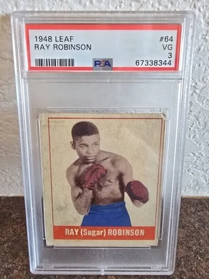 1948 Leaf - Sugar Ray Robinson #64 - Image 1 of 2