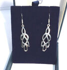 Silver Celtic Earrings 925 loop hook for Pierced Ears  Silver Spirit