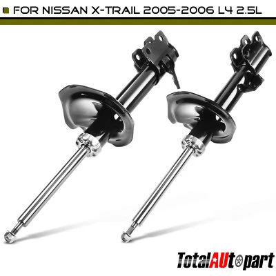 2x Amortiguador Puntal para Nissan X-Trail 2005-2006 L4 2.5L Trasero Izquierdo y Derecho Foto 1 de 4