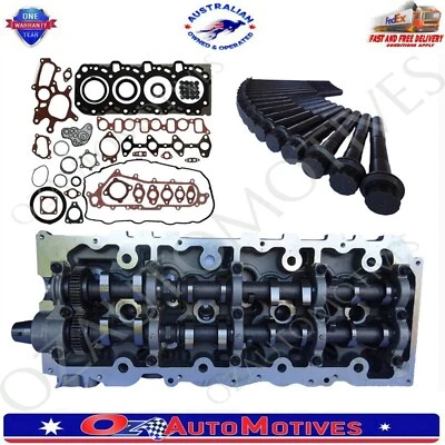 ASSEMBLED CYLINDER HEAD 1KD-FTV 16V FITS TOYOTA HILUX+ GASKET KIT + BOLTS PACK - Image 1 of 4