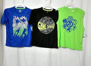 (6) BOYS NWT GRAPHIC T-SHIRTS SIZE 4/5 BATMAN, SUPERMAN, SPIDERMAN, AND MORE - Picture 1 of 1