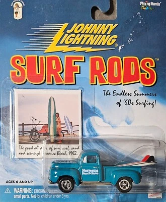 NEW JOHNNY LIGHTNING SURF RODS Hermosa Beach Bums Ford F-1 Pickup Truck 294-02 - Image 1 of 3