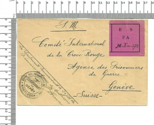 ca 1916 Frankreich Vignette zur Beschleunigung der Erledigung croix rouge; 60713 - Picture 1 of 2