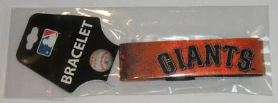Bola de beisebol San Francisco Giants pulseira elástica licenciada pela liga principal de beisebol - Imagem 1 de 3