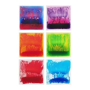 Art3d 6PCS Liquid Color Fliesen, Kinderentwicklung Fußmatten, PVC Fußmatten - Bild 1 von 16