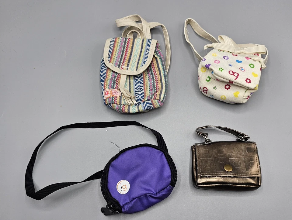 Lote de accesorios de monederos y bolsos para muñecas de 18 pulgadas - OG y Toys R Us (4 piezas) Foto 1 de 3