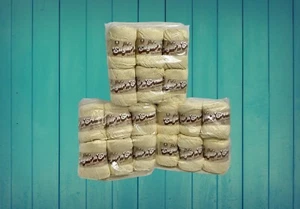 Sugar n' Cream Yarn 18 Skeins - 3N Cream 2.5oz. All Same Lot-MoreAvail.NOS - Picture 1 of 8
