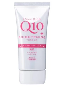 KOSE Coen Rich Q10+ Brightening - Tone Up Hand Cream 80g - Picture 1 of 7