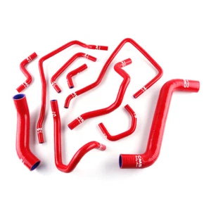 For 2008-2014 2013 Subaru Impreza WRX/STi GRB/GH Silicone Radiator Hose Kit Red - Imagen 1 de 11