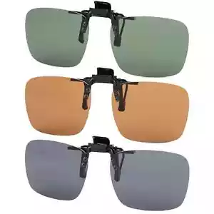 Aufsatz Clip On Sonnen Schutz Brille Träger Feder Überbrille 100% UV400 30599 - Bild 1 von 30