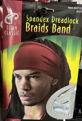 TiTan ClassicSPANDEX BANDA RASTAS DIADEMA UNISEX AZUL CLARO Y ULTRA ELÁSTICO Foto 1 de 4