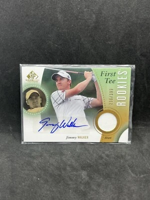 Jimmy Walker 2013 SP Game Used #40 FIRST TEE ROOKIES Shirt/Auto RC /399 - Image 1 of 2